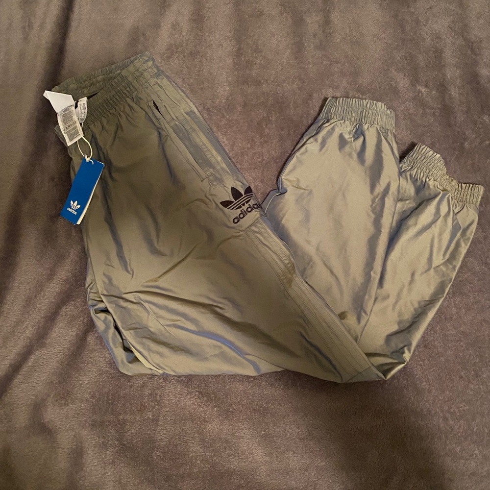 Adidas metal track pants
